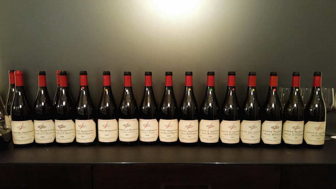 Jean Grivot Tasting 1999 to 2008